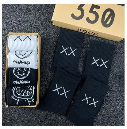 Vibe - Japanese Cotton Socks 4 Pairs