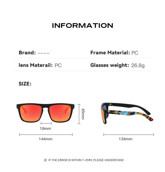 Gafas de sol tácticas polarizadas de camuflaje para exteriores - Gafas deportivas UV400 para caza