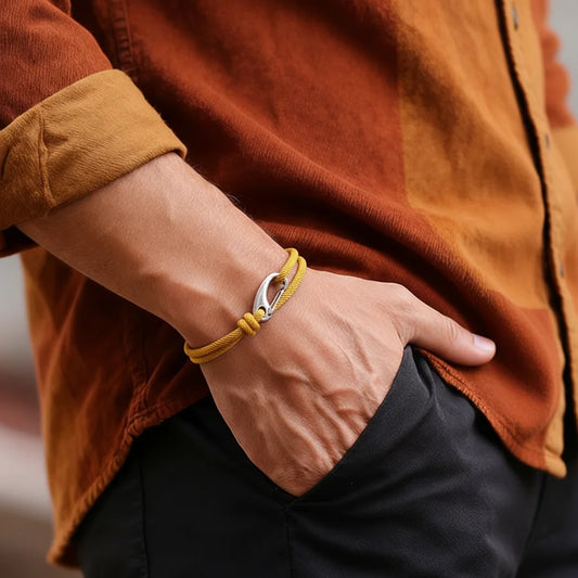 Momentum - Pulsera de Cordón Urbano, Ajustable, Unisex
