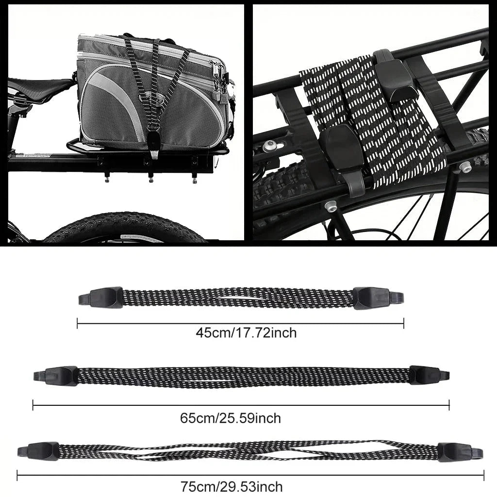 Elastic Bungee Strap with Hooks Bike Cargo & Luggage Holder deideas