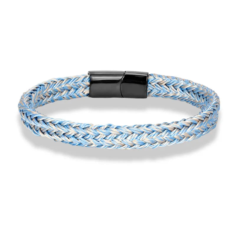 Captain’s Knot Bracelet Navy Style Black Stainless Steel Handmade Accessory