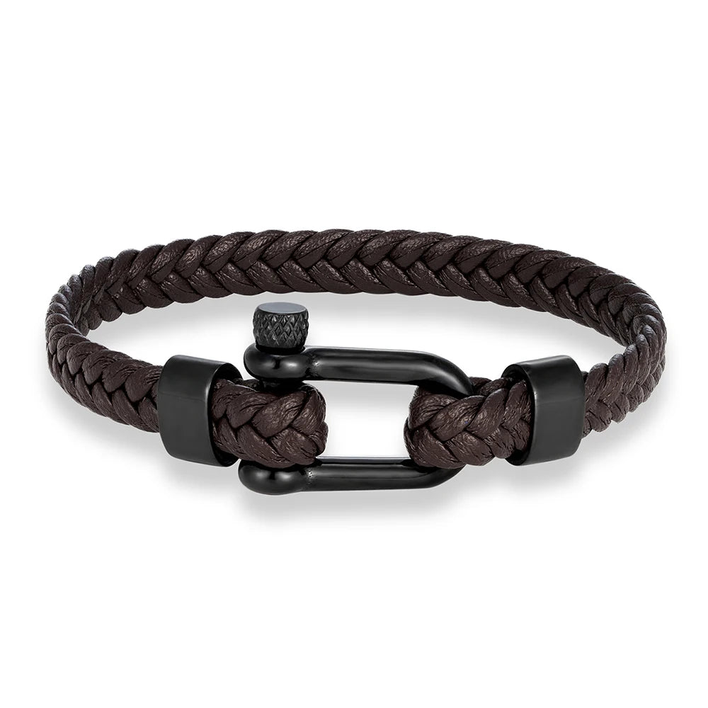 Pulsera Minimalista de Cuero - Cierre Magnético, Acero Inoxidable, 6 Colores, 4 Tamaños, Unisex