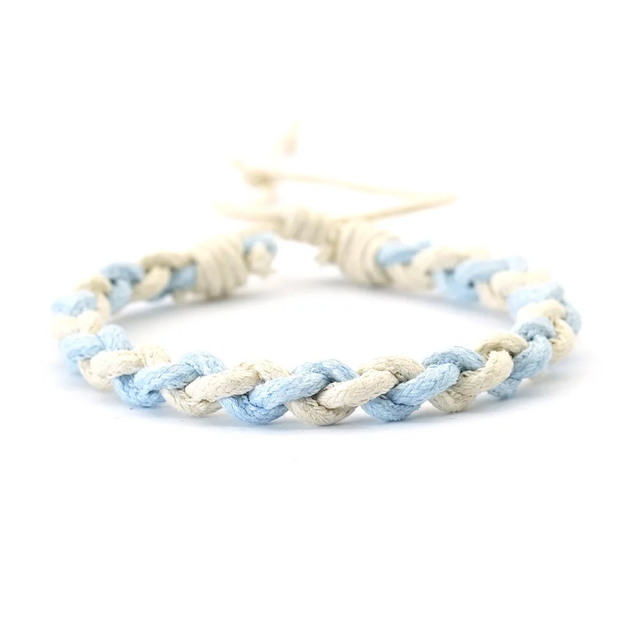 Awaken - Handmade Braided Meditation Bracelet, Adjustable, Unisex