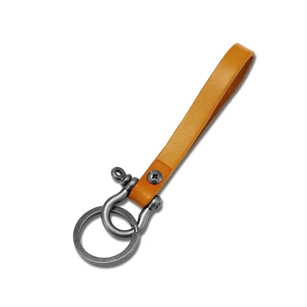RideHook Nautical Shackle Leather Keyring deideas