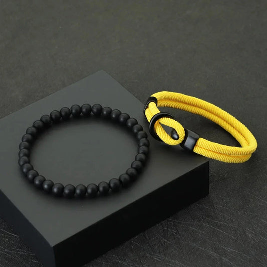 Bracelets Onyx Minimal A simple but powerful set, with the elegance of onyx deideas