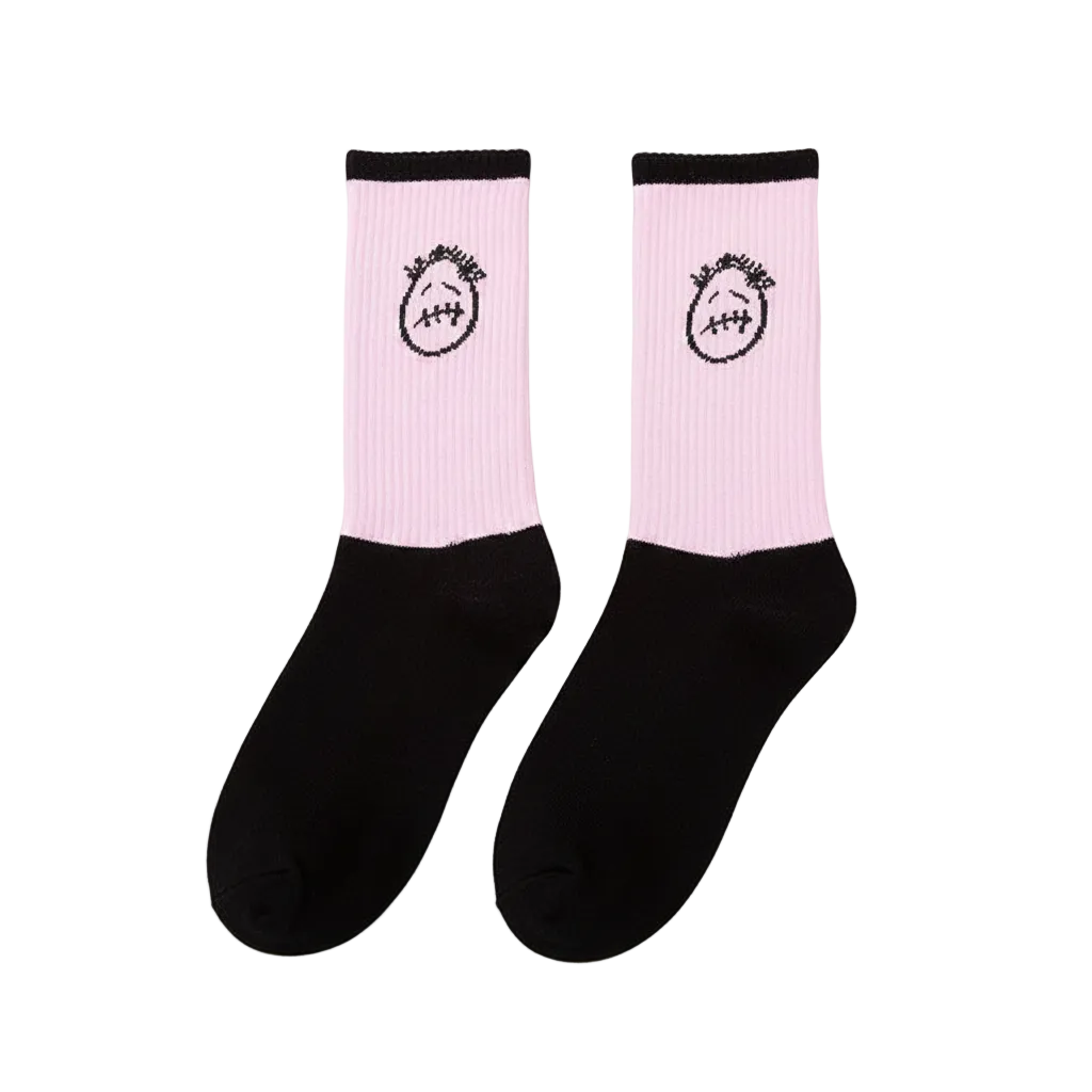 Bandana Graphic Crew Socks | Unisex Streetwear Socks, EU 36-43