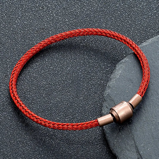 Precision Steel Cable Bracelet - Engineered Minimalist Wearable for Tech Enthusiasts