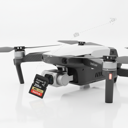 MicroSD con drone