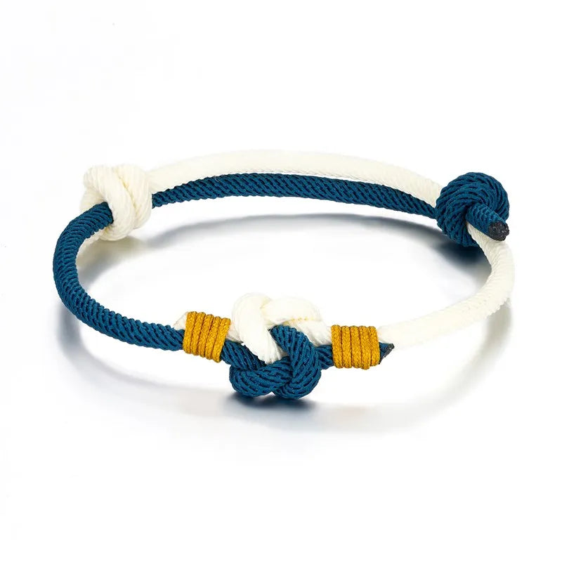 Pulsera de Cuerda Milán - Nudo Chino Ajustable, Algodón de 3mm