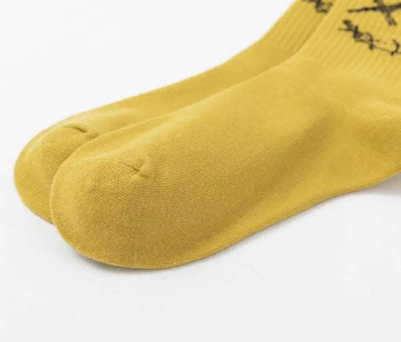 Calcetines Crew Bordados Paquete de 3 - Algodón, EU 36-44, 10 Combinaciones de Colores, Unisex