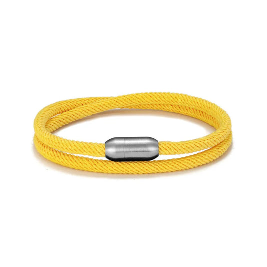 Pulsera de cuerda de aventura - Brazalete de supervivencia para exteriores con cierre