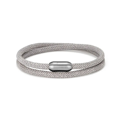 Pulsera de cuerda de aventura - Pulsera de supervivencia al aire libre con cierre magnético