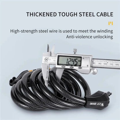Bike Cable Lock Anti-Theft Password Security for MTB, Road, Scooter & Motorcycle deideas
