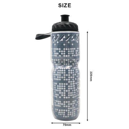 Thermal double layer water bottle keep warm cool portable for outdoor sports deideas