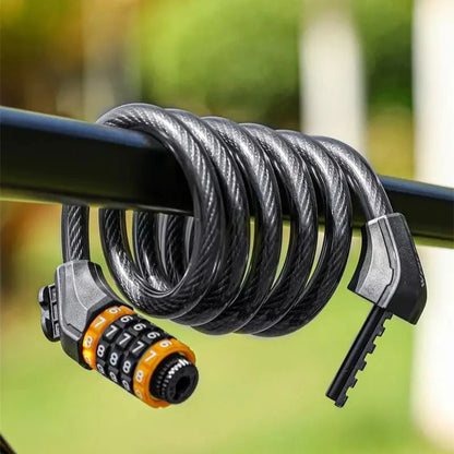 Bike Cable Lock Anti-Theft Password Security for MTB, Road, Scooter & Motorcycle deideas