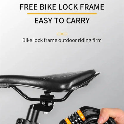 Bike Cable Lock Anti-Theft Password Security for MTB, Road, Scooter & Motorcycle deideas