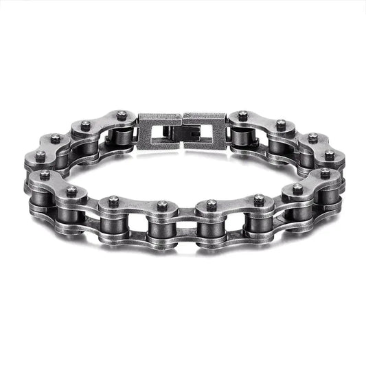 Iron Rider Punk Biker Chain Bracelet deideas