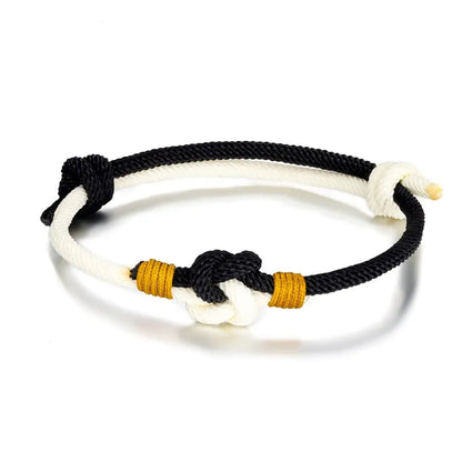 Pulsera de Cuerda Milán - Nudo Chino Ajustable, Algodón de 3mm