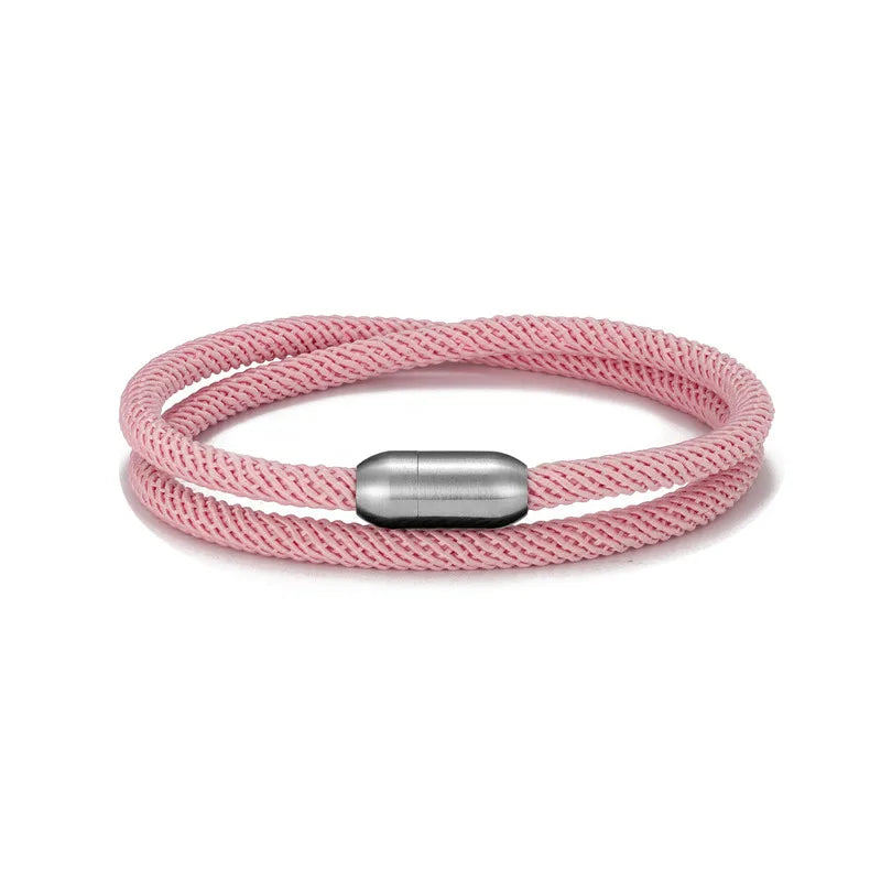 Pulsera de cuerda de aventura - Pulsera de supervivencia al aire libre con cierre magnético