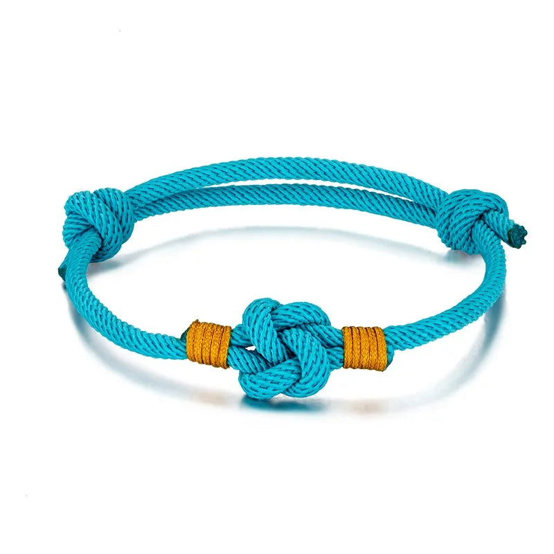 Pulsera de Cuerda Milán - Nudo Chino Ajustable, Algodón de 3mm