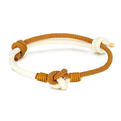 Pulsera de Cuerda Milán - Nudo Chino Ajustable, Algodón de 3mm