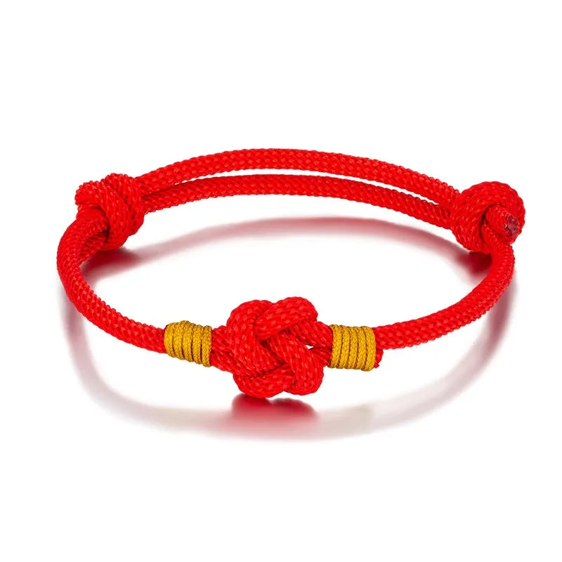 Pulsera de Cuerda Milán - Nudo Chino Ajustable, Algodón de 3mm