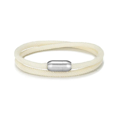 Pulsera de cuerda de aventura - Pulsera de supervivencia al aire libre con cierre magnético