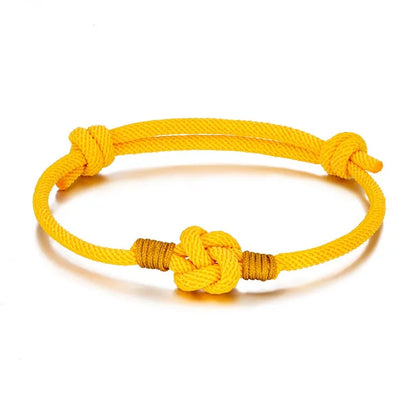 Pulsera de Cuerda Milán - Nudo Chino Ajustable, Algodón de 3mm