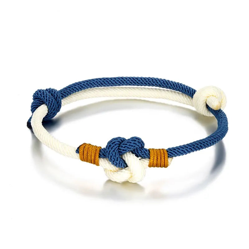 Pulsera de Cuerda Milán - Nudo Chino Ajustable, Algodón de 3mm