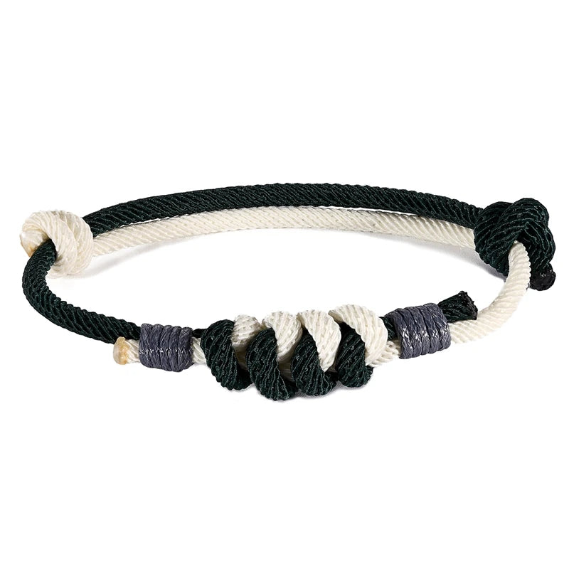 Pulsera de pareja Milan Rope - Ajustable, Unisex