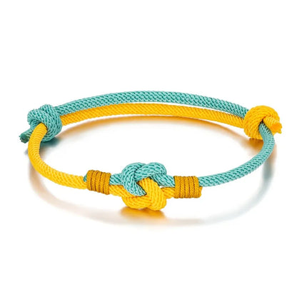 Pulsera de Cuerda Milán - Nudo Chino Ajustable, Algodón de 3mm