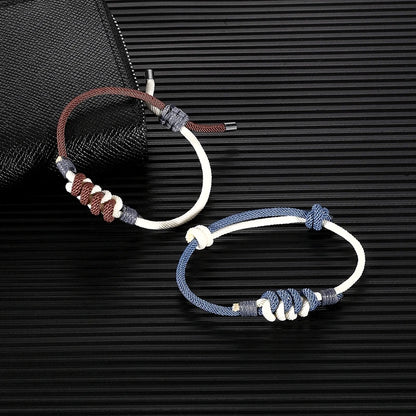 Pulsera de pareja Milan Rope - Ajustable, Unisex