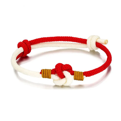Pulsera de Cuerda Milán - Nudo Chino Ajustable, Algodón de 3mm