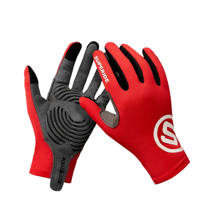 Full Finger Cycling Gloves - Padded, Breathable, Touchscreen, 6 Colors, S-XL