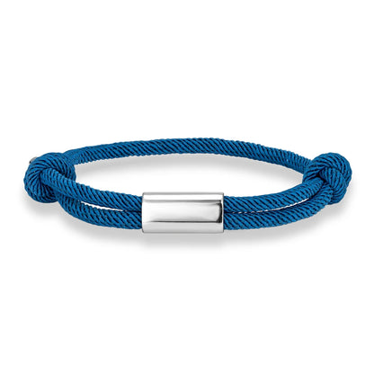 Personalized Rope Bracelet – Custom Name Engraving | Unisex Boho Nautical