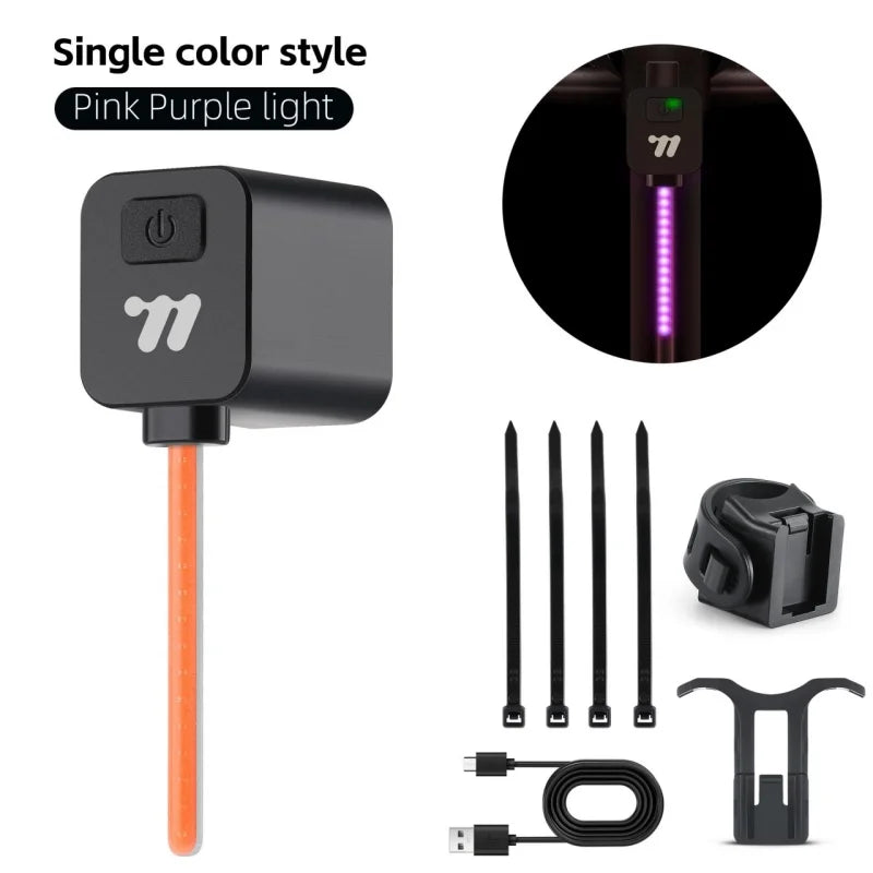 LED Rear Taillight – Rechargeable Plug & Play Bicycle Light