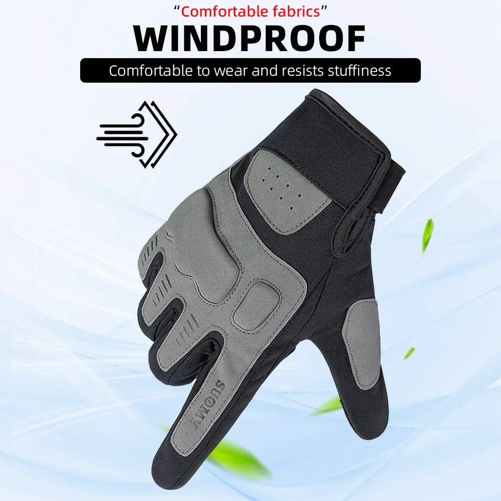 SUOMY Female Motorcycle Gloves Summer Breathable Non-slip Cycling Riding Glove Windproof Sensitive Touch Crashproof Lady Gloves deideas