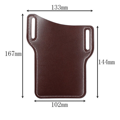 Funda de cuero para teléfono con clip para cinturón – Estuche de cuero sintético para hombres, 2 colores