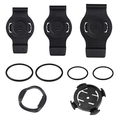 Silicone Bike Watch Mount - Universal Handlebar Holder, 22-35mm, Smartwatch Compatible