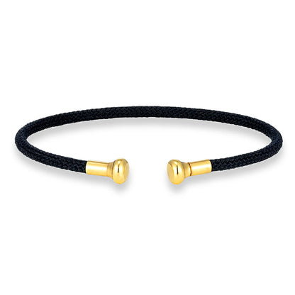 Gold-Plated Copper Cuff Bangle - Open, 58-60mm