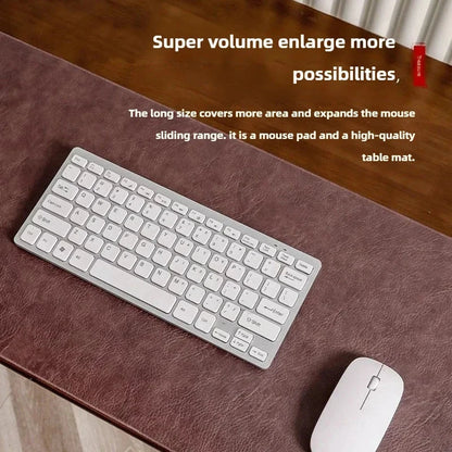 Retro Large Mouse Pad – Waterproof, Non-Slip PU Suede Desk Mat for Computer & Gaming deideas