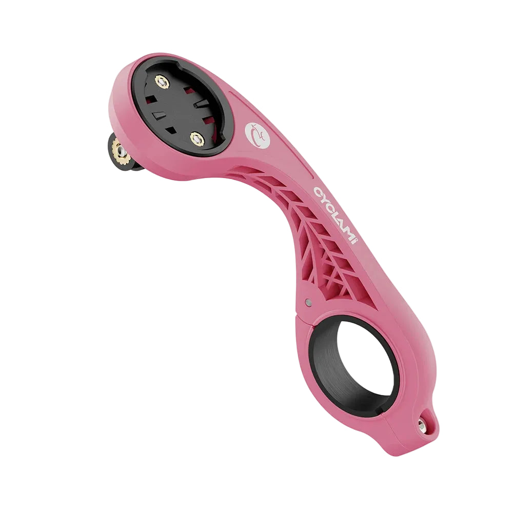 Bike Computer & GPS Mount S2 – Action Camera & Headlight Bracket (Black / Pink / Blue)