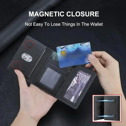 MagSafe PU Leather Card Holder – Magnetic Wallet for iPhone 12 to 17 Pro Max