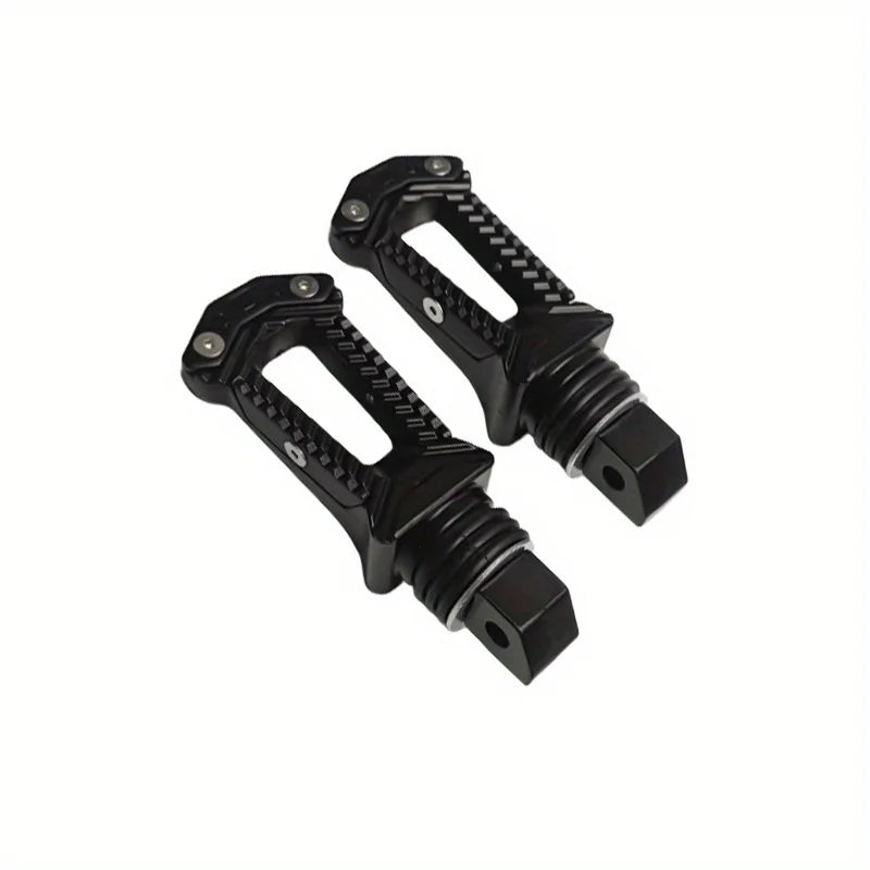 Estriberas traseras de aluminio CNC para Kawasaki KLR 650 – Estriberas universales para motocicleta