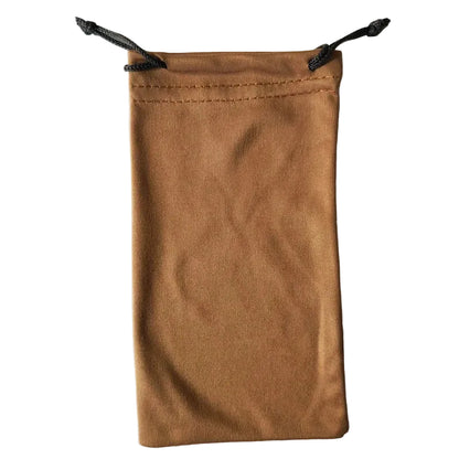 Bolsa de microfibra premium para gafas - Funda protectora suave para gafas de sol y accesorios
