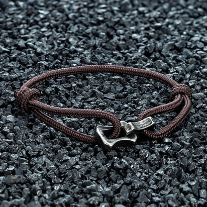 Stainless Steel Rope Bracelet - Keel Chain, Adjustable