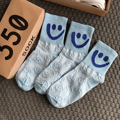 Cute Socks 3-Pair Gift Box Set – Korean Style | Unisex