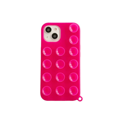 Pink bubble phone case on a white background
