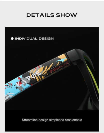 Gafas de sol deportivas polarizadas de camuflaje - Rendimiento al aire libre UV400