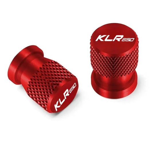 Tapones de válvula de neumático de aluminio CNC para Kawasaki KLR 650 – KLX300 KLX230 KLX140